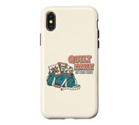 Quilt Retreat Pièce de Couture Motif évasion Coque pour iPhone X/XS