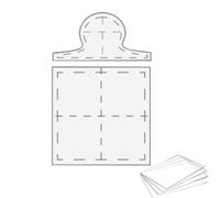 Quilt Stencil Template Jigsaw Template Cutting Ruler Set with Diagonal