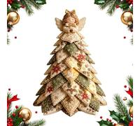 Quilted Christmas Tree Kit 3D cloth Layered Handmade Art Craft Sewing Set