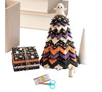 Quilted Christmas Tree Kit - 3D Fabric Sewing Craft Set, Thick Soft Pre Cut