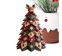 Quilted Christmas Tree Kit - 3D Layered Handmade Art Craft Sewing Set