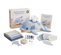 Quilted Sea Animal Tissue Box DIY Kit, Handmade Decorative Craft, 400 g Device with Strong Frame, Beaded Gear with Easy Setup, Household Supply Accessory for Women Beginners Office Home Bedroom Usage