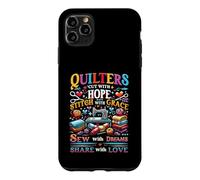Quilters à Courtepointe coupés au Point Hope avec Grace Sew Share Coque pour iPhone 11 Pro Max