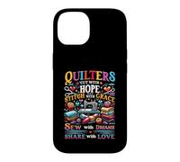 Quilters à Courtepointe coupés au Point Hope avec Grace Sew Share Coque pour iPhone 14