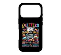 Quilters à Courtepointe coupés au Point Hope avec Grace Sew Share Coque pour iPhone 17 Pro