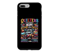Quilters à Courtepointe coupés au Point Hope avec Grace Sew Share Coque pour iPhone 7 Plus/8 Plus