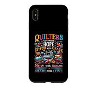 Quilters à Courtepointe coupés au Point Hope avec Grace Sew Share Coque pour iPhone XS Max