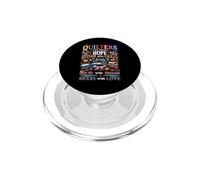Quilters à Courtepointe coupés au Point Hope avec Grace Sew Share PopSockets PopGrip pour MagSafe