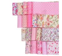 Quilting Fabric Strips Bundle - 40 Piece Jelly Roll Cotton Strips Pre Cut 50 x 6.5 cm Printed Fabric Set | Craft Sewing Supplies for, Quilted Bags, Home Decor, Cushion Covers, Doll Clothes a