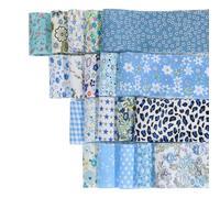 Quilting Fabric Strips Bundle - 40 Piece Jelly Roll Cotton Strips Pre Cut 50 x 6.5 cm Printed Fabric Set | Craft Sewing Supplies for, Quilted Bags, Home Decor, Cushion Covers, Doll Clothes a