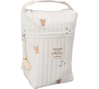 Quilting mignon brodé modèle sac de couches en coton bébé poussette fermeture à glissière pour les biberons dans la tétine