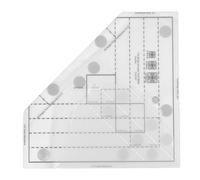 Quilting Ruler | Acrylic Grid Ruler for Sewing & Fabric Cutting | 6/8 / 10 Inch Blocks for Quilters/DIY Crafters | 5.43x5.43 Inch Design
