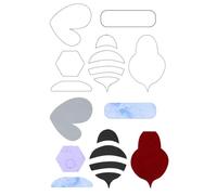 Quilting Templates - 6 PCS Acrylic Handmade Ruler Templates Suitable | Bee Sewing Template Set For Beginners, Professionals | Templatess Bee Sewing Template Set And Amateurs