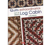 Quilts extraordinarios con el diseño Log Cabin