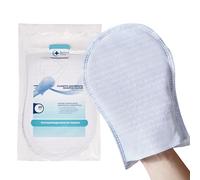 QUIMED ITALIA - lot de 80 gant de toilette jetable de haute qualité avec un savon pH physiologique doux, gants de toilette jetables à usage unique, gants nettoyage bain personne agée, enfant, bebe