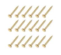 Quincaillerie clous en acier, petits clous, petit matériel en acier au carbone - pour le travail du bois domestique, ton doré (1 x 10 mm)