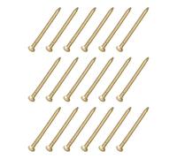 Quincaillerie clous en acier, petits clous, quincaillerie en laiton - pour le travail du bois domestique, ton laiton (ton laiton, 1,2 x 20 mm)