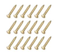 Quincaillerie clous en acier, petits clous, quincaillerie en laiton - pour le travail du bois domestique, ton laiton (1,2 x 10 mm)