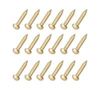 Quincaillerie clous en acier, petits clous, quincaillerie en laiton - pour le travail du bois domestique, ton laiton (ton laiton, 2,8 x 15 mm)