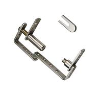 Quincaillerie de charnière de porte, ensemble à double action en acier inoxydable pour portes de salon, de séparation et de barrière intérieure pour animaux de compagnie