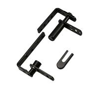 Quincaillerie de charnière de porte, ensemble à double action en acier inoxydable pour portes de salon, de séparation et de barrière intérieure pour animaux de compagnie