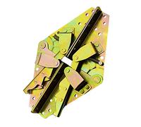 Quincaillerie de charnières pour canapé-lit con 2pcs Adjustable Furniture Lift Up Hinge Folding Bed Sofa Joint 3-Position Angle Mechanism Support Self-Lock Hinge (Color : Gold, Size : 230mm)(Gold)