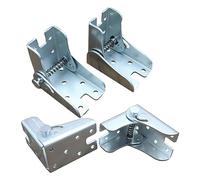 Quincaillerie de charnières pour canapé-lit con 4pcs 90 Degree Self-Locking Folding Hinge Table Legs Chair Extension Fold Feet Hinges Sofa Support Hinges Hardware