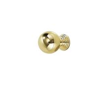 Quincaillerie de meubles haut de gamme de luxe Poignées de porte d'armoire et d'armoire minimalistes modernes Poignées de tiroir à un trou(Bright Gold-single)