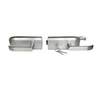 Quincaillerie de poignée d ' entrée en verre, Large double door | Espaces de réunion en verre avec levier à clé intégré et matériel moderne pour les paramètres de partition
