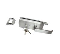 Quincaillerie de poignée d ' entrée en verre, Single door flat | Espaces de réunion en verre avec levier à clé intégré et matériel moderne pour les paramètres de partition