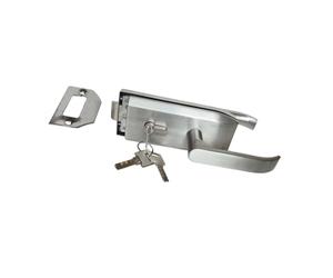 Quincaillerie de poignée d ' entrée en verre, Single door notch mo | Espaces de réunion en verre avec levier à clé intégré et matériel moderne pour les paramètres de partition