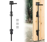 Quincaillerie de portail robuste, loquet de clôture en bois, loquet de sol en acier pour porte de garage en bois