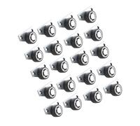 Quincaillerie De Roulement Pour Porte-patio Industrielle Rouleau Robuste Rouleaux En Acier Coulissants En Caoutchouc Roue Réglage La Hauteur Rouleaux Réglables Arrière