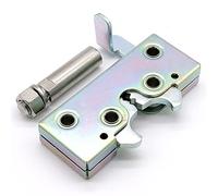 Quincaillerie en acier au carbone, robuste, rotatif, verrouillable, loquet de tirage en métal dissimulé, loquet à moraillon 1 pièces