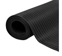 Quincaillerie, matériaux de construction, revêtement de sol et moquette-maison - Tapis de sol en caoutchouc antidérapant - 5 x 1 m - Large nervuré