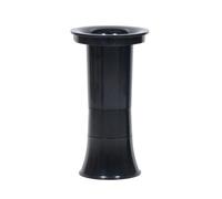 Quincaillerie pour grille d'aération de boîtier, ABS noir, 72 x 147 mm | Tunnel de port ABS pour l'installation de renouvellement de boîtes, tâches d'atelier de clôture, projet d'installation