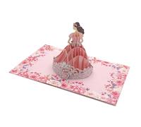 Quinceanera Card - Carte d'anniversaire pour 15e anniversaire - Tarjetas Para 15 Años - Carte de vœux pop-up 3D