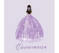 Quinceanera Guest Book With Purple Dress (Hardback)