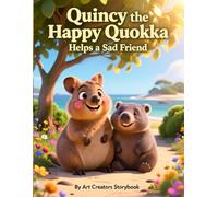 Quincy the Happy Quokka Helps a Sad Friend: A Children’s Book About Empathy, Kindness, and Emotional Support for Kids Ages 3-8