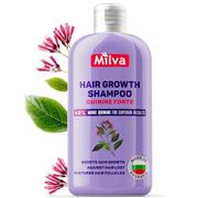 Quinine-Power Faster Hair-Growth Shampoo Forte - Reduces Hair-Shedding, Stimulates Growth - 40% more Quinine 200ml by Milva