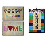 QUINIUS BeConnect! Confortime Tapis - 40 x 60 cm - Bienvenue - 3 modèles Assortis