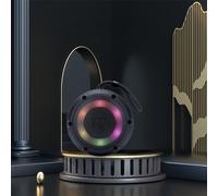Quinlirra Cadeaux de Pâques pour femmes et hommes : Enceinte Bluetooth lumineuse et colorée, enceinte pendentif portable, haute puissance, longue