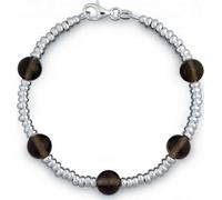 QUINN - Bracelet - Dames - Argent 925 - Pierre précieuse - Quartz fumé - 28312032