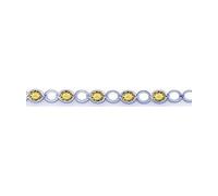 Quinn - Bracelet en argent avec quartz citron - 028800948