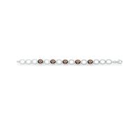 Quinn - Bracelet en argent avec quartz fumé - 028800932