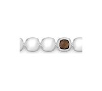 Quinn - Bracelet en argent avec quartz fumé - 028898932
