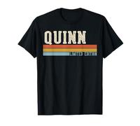 Quinn Rétro Vintage Hommes Enfants Garçons Prénom T-Shirt