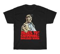 Quint Jaws Robert Shaw Shark Movie Fan Vintage T-Shirt Men Size 3XL