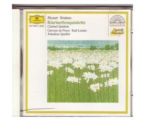 Quint. Pour Clarinette & Cordes Peyer, Clarinette; Quatuor Amadeus + Brahms