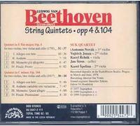 Quint. Pour Cordes Op. 4 & 104 Quatuor Suk